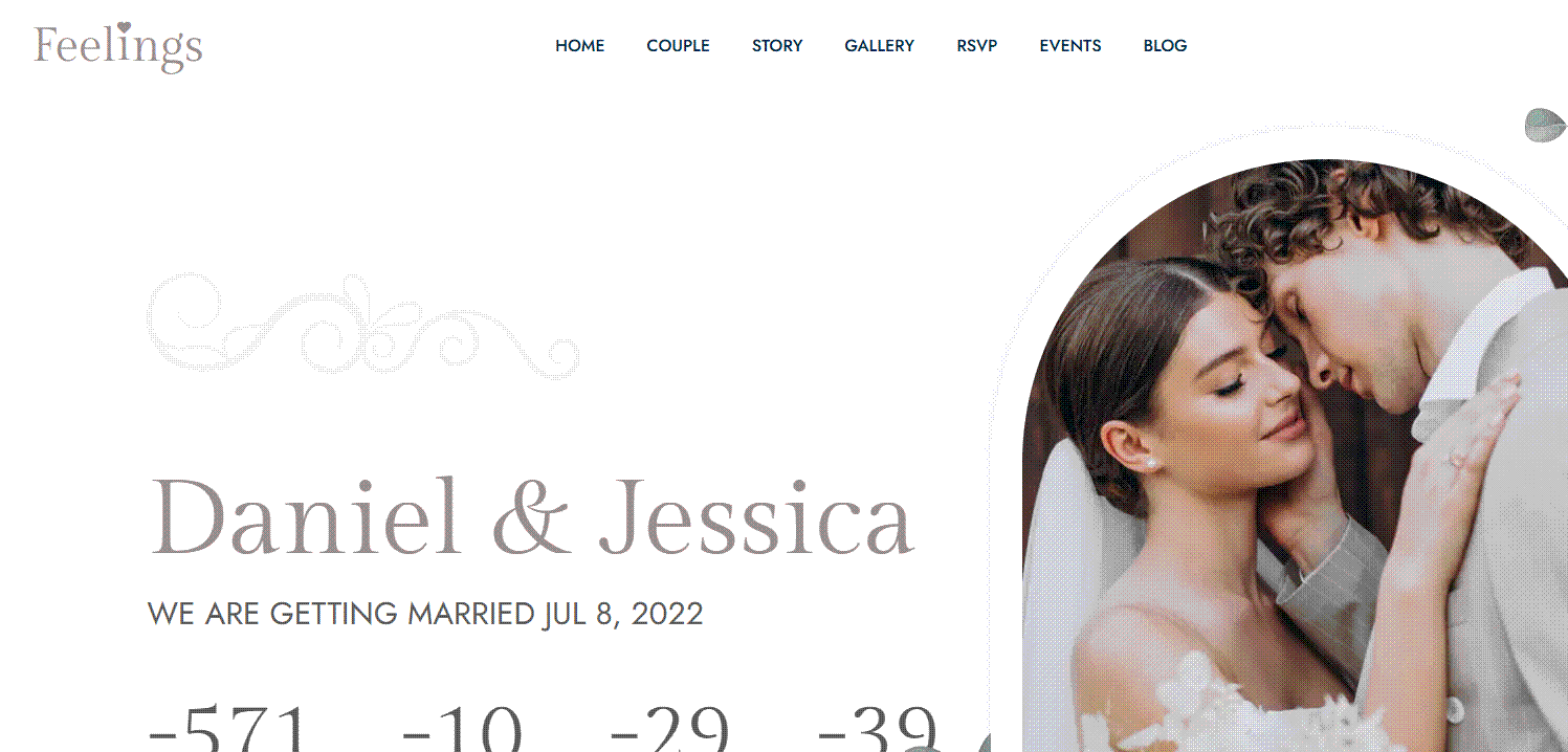 Vista previa del diseño Feelings